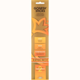 Gonesh Stick Extra Rich Variety 2 20 Piece Gonesh