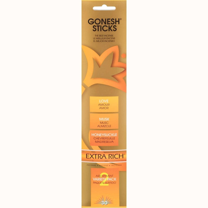 Gonesh Stick Extra Rich Variety 2 20 Piece Gonesh