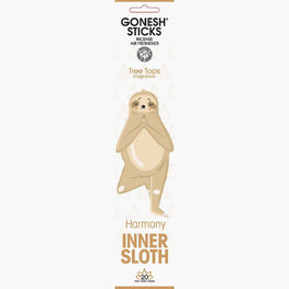 Gonesh Sticks Inner Sloth Incense Tree Tops 20 Piece Gonesh