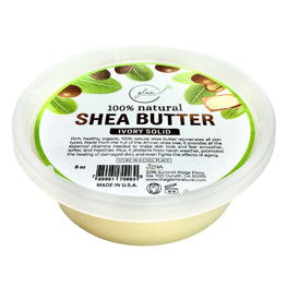 Glam Natural Shea Butter Ivory Solid 8 Oz Glam Natural
