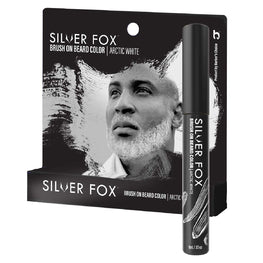 Silver Fox Brush On Beard Color [Artic White] Barber's Choice