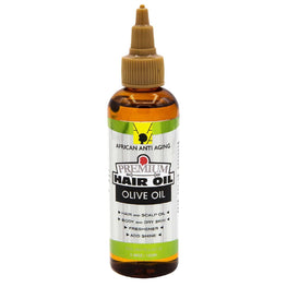 African Anti Aging Premium Hair Oil Olive 3.38 Oz African Aging Agent