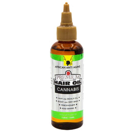 African Anti Aging Premium Hair Oil  Cannabis 3.38 Oz African Aging Agent