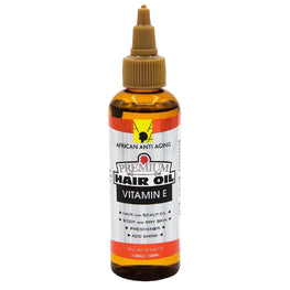 African Anti Aging Premium Hair Oil Vitamin-E 3.38 Oz African Aging Agent