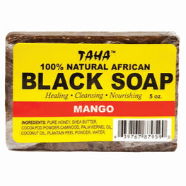 Taha Black Soap Mango 5 Oz Taha