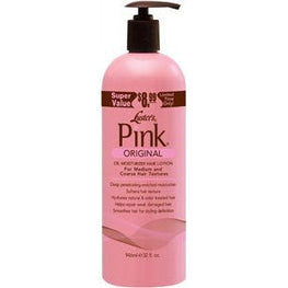Pink Oil Moist Lotion Pump 32 oz at original image size on white background