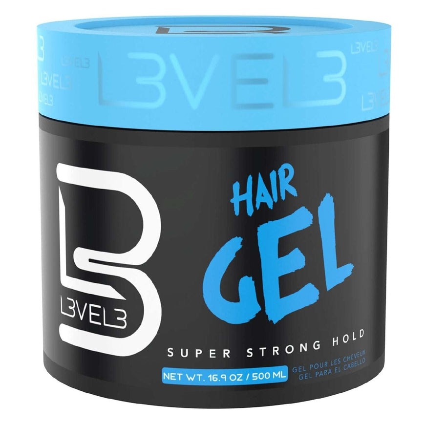 L3Vel3 Super Strong Hair Gel 16.97 Oz L3VEL 3