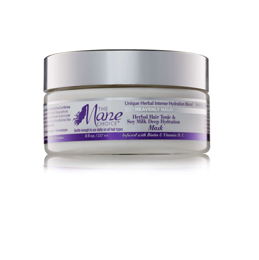 The Mane Choice Heavenly Halo Herbal Hair Tonic  Soy Milk Deep Hydration Mask 8 Oz The Mane Choice