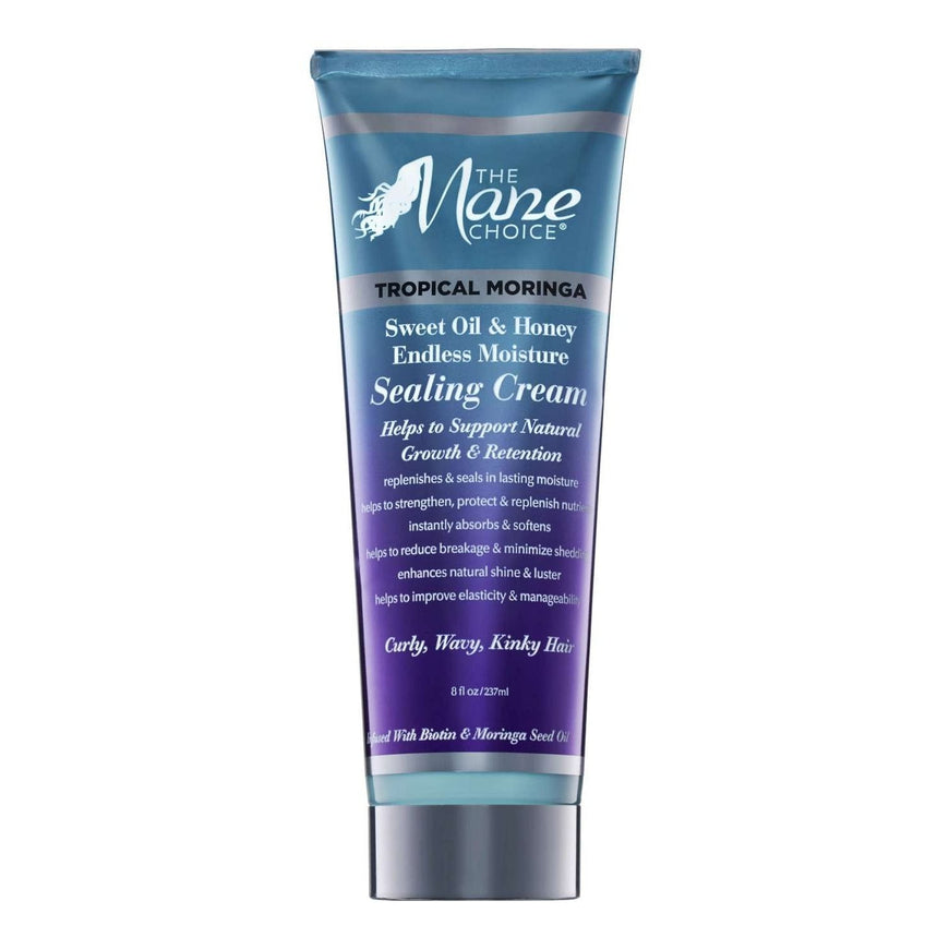 The Mane Choice Tropical Moringa Sweet Oils Honey Endless Moisture Sealing Cream 8 Oz The Mane Choice