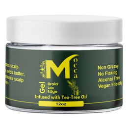 Mocca Healthy Braiding Loc And Twist Gel Tea Tree 12 Oz MOCCA