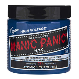 Manic Panic Semi Permanent Cream Hair Color - Atomic Turquoise 4 Oz Manic Panic