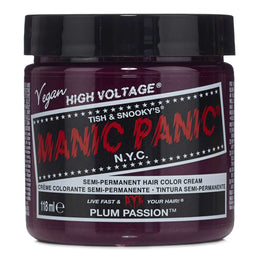 Manic Panic Semi Permanent Cream Hair Color - Plum Passion 4 Oz Manic Panic