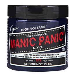 Manic Panic Semi Permanent Cream Hair Color - Shocking Blue 4 Oz Manic Panic