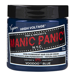 Manic Panic Semi Permanent Cream Hair Color - Voodoo Blue 4 Oz Manic Panic