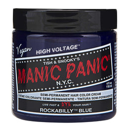 Manic Panic Semi Permanent Cream Hair Color - Rockabilly Blue 4 Oz Manic Panic