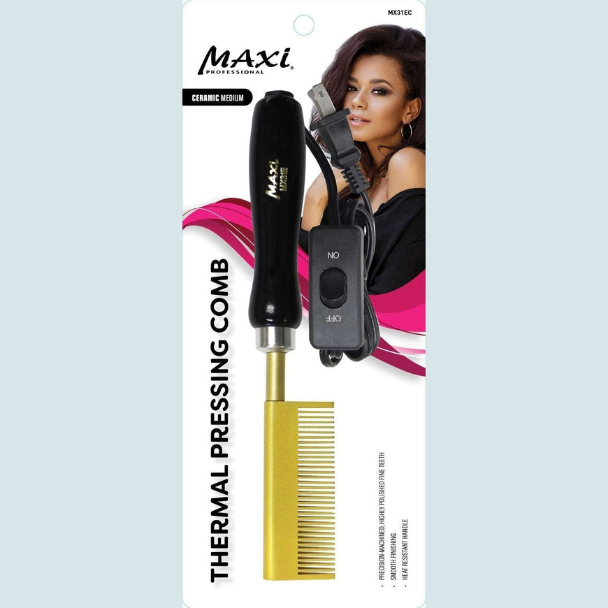 Maxi Hair Tool Pressing Comb Electronic Ceramic Maxi