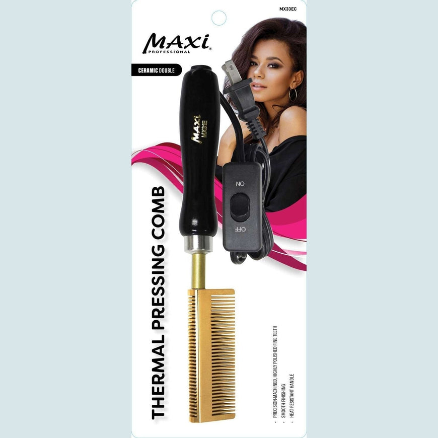 Maxi Hair Tool Pressing Comb Electronic Ceramic Maxi