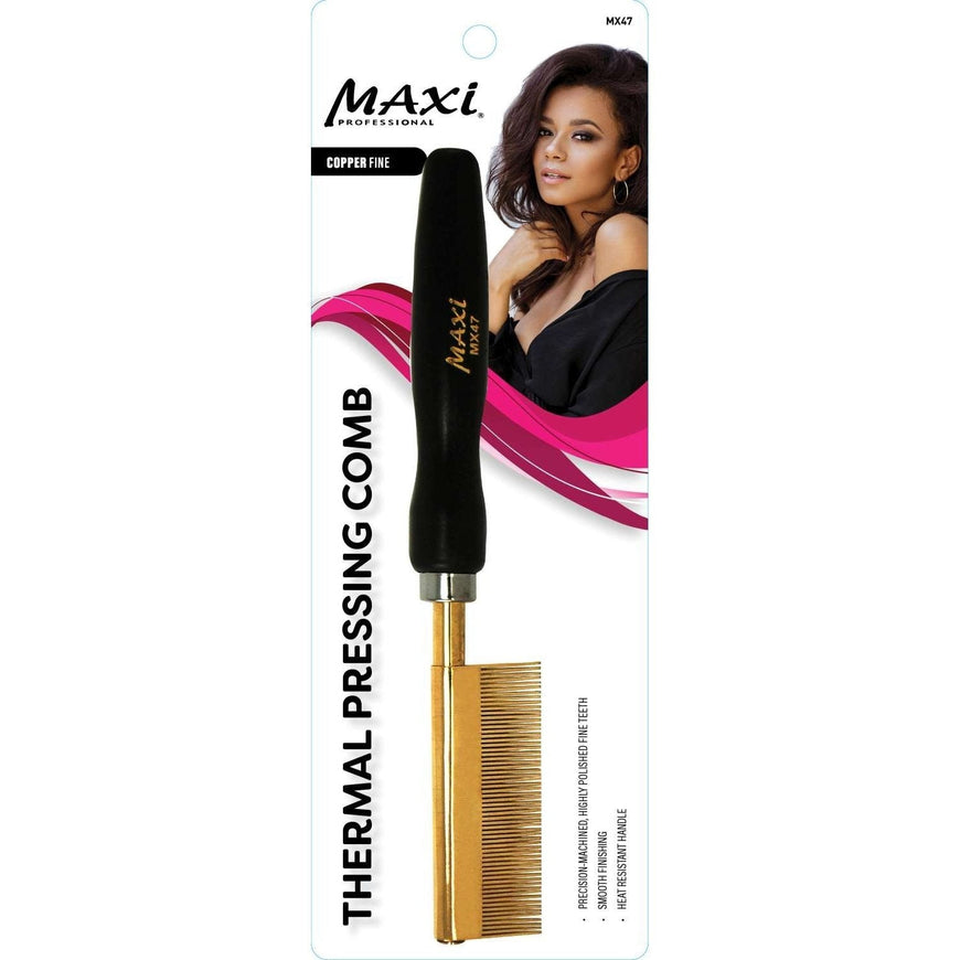 Maxi Hair Tool Pressing Comb Copper Maxi