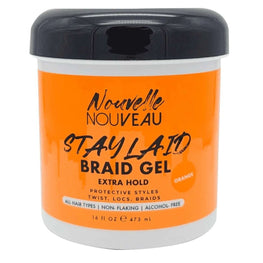 Nouvelle Nouveau Stay Laid Braiding Gel Orange 16 Oz NOUVELLE NOUVEAU