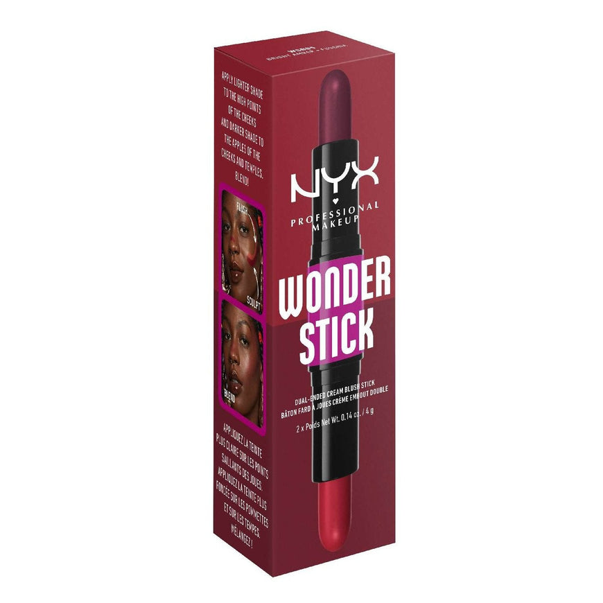 NYX  Wonder Stick Cream Blush 05 - Bright Amber And Fuschia 0.28 Oz NYX