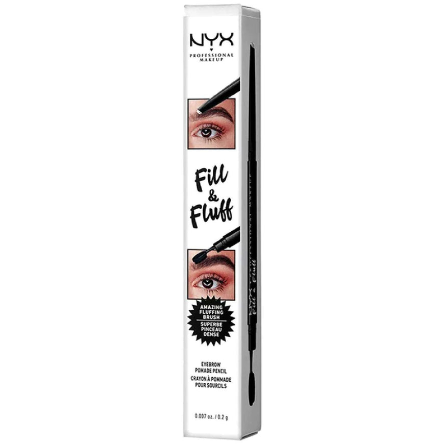 NYX  Fill  Fluff Eyebrow Pomade Pencil 09 - Clear 0.007 Oz NYX