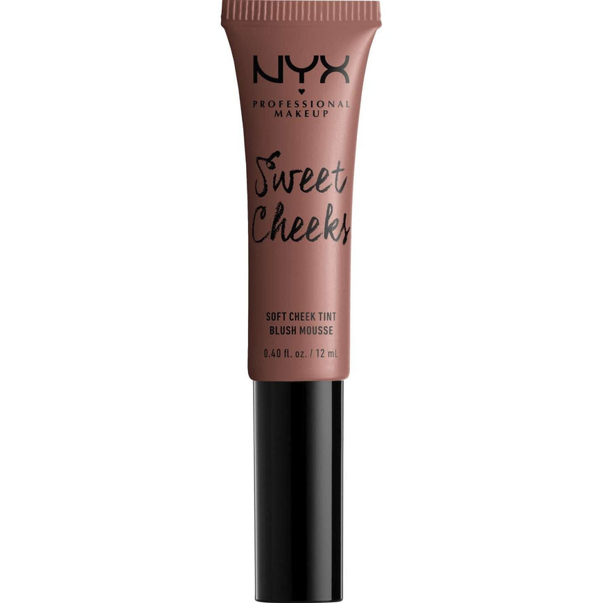 NYX  Sweet Cheeks Soft Cheek Tint Blush Mousse 01 - Nudetude 0.40 Fl Oz NYX