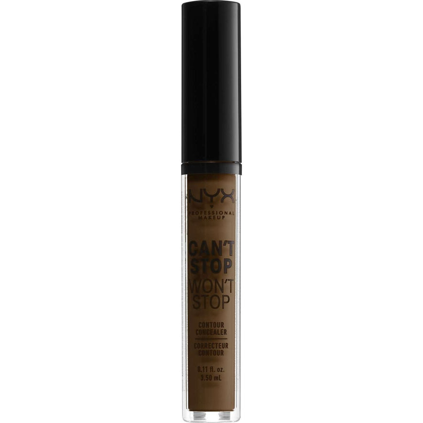 NYX  Cant Stop Wont Stop Contour Concealer 22.3 - Walnut 0.11 Fl Oz NYX