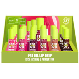Nyx Fat Oil Lip Drip Counter Display NYX