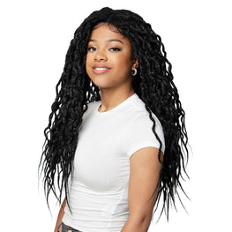 Queen B Lace Wig Qlw311 Dreadlocks-#1 Urban Beauty