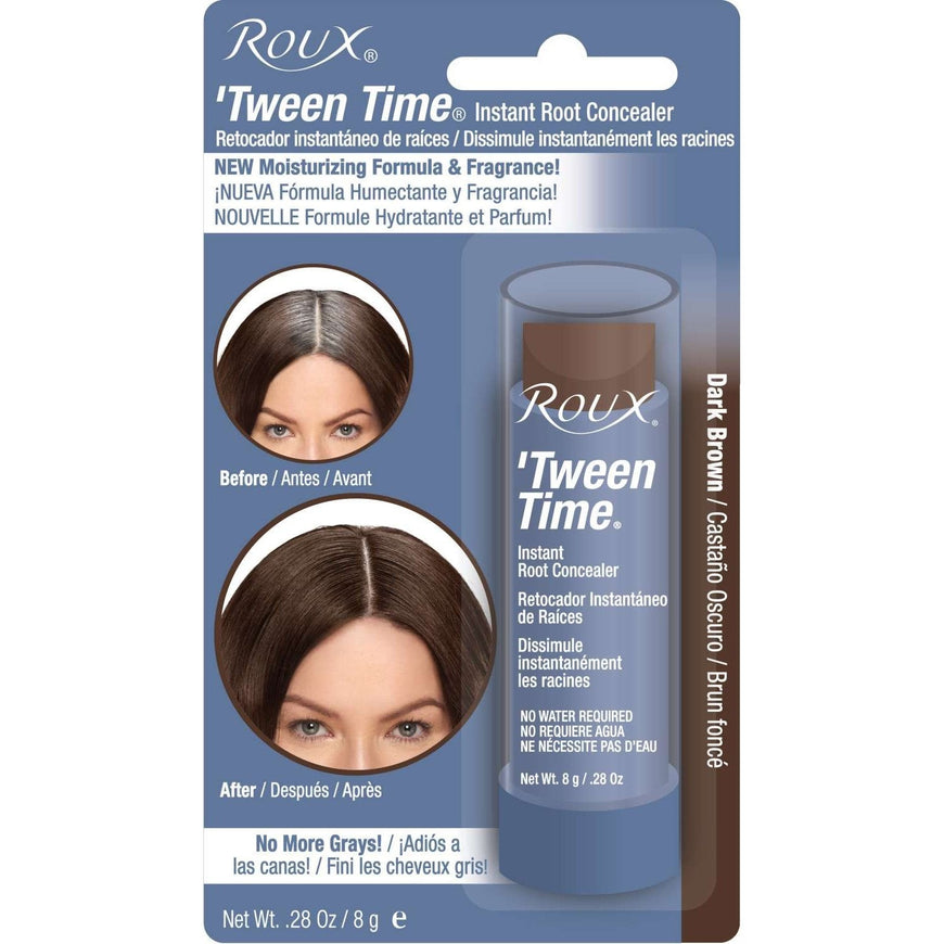 Roux Tween Time Instant Root Concealer Dark Brown .28 Oz Tween Time