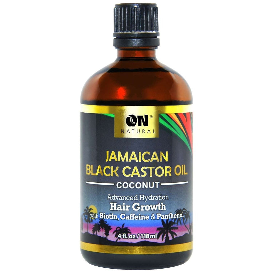 On Natural Jamaican Black Castor Oil Coconut 4 Oz ON Natural