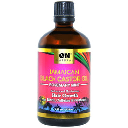 On Natural Jamaican Black Castor Oil Rosemary Mint 4 Oz ON Natural