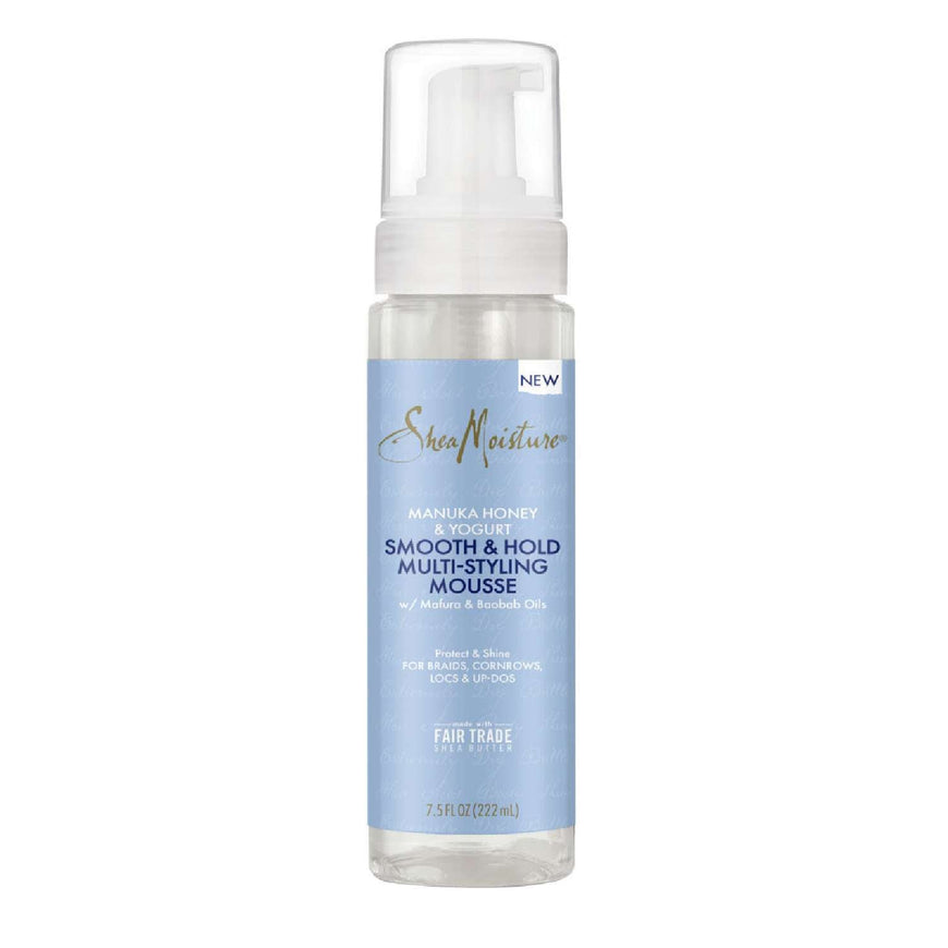 Shea Moisture Manuka Honey  Yogurt Hydrate  Repair Smoth  Hold Multi-Styling Mousse 7.5 Fl Oz SheaMoisture