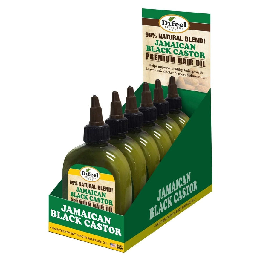Difeel Sunflower Difeel Premium Natural Hair Oil - Jamaican Black Castor 7.78 Oz DiFeel