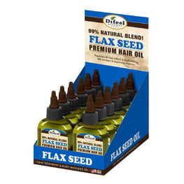 Sunflower Difeel Premium Natural Hair Oil Flax Seed Difeel