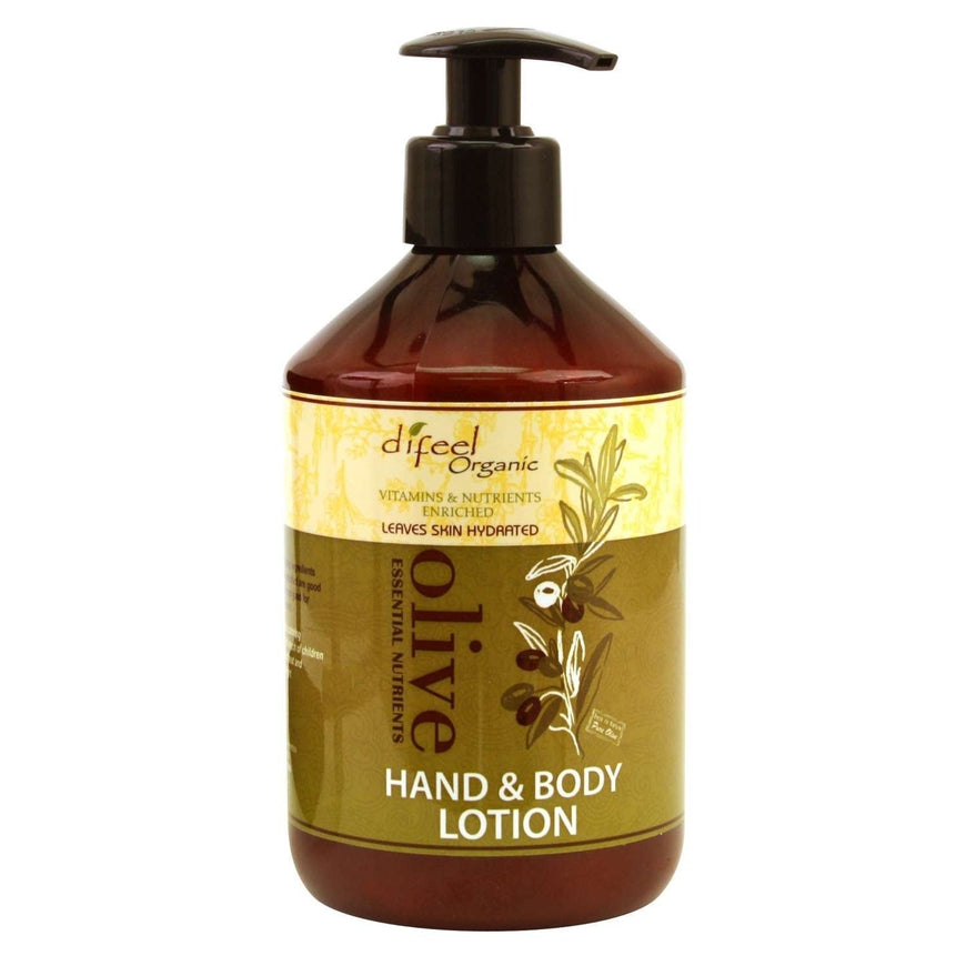 Difeel Body  Hand Lotion Olive Oil 16 Oz DiFeel