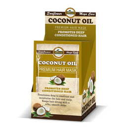 Difeel Sunflower Difeel Premium Hair Mask Coconut Oil Packet 1.75 Oz DiFeel