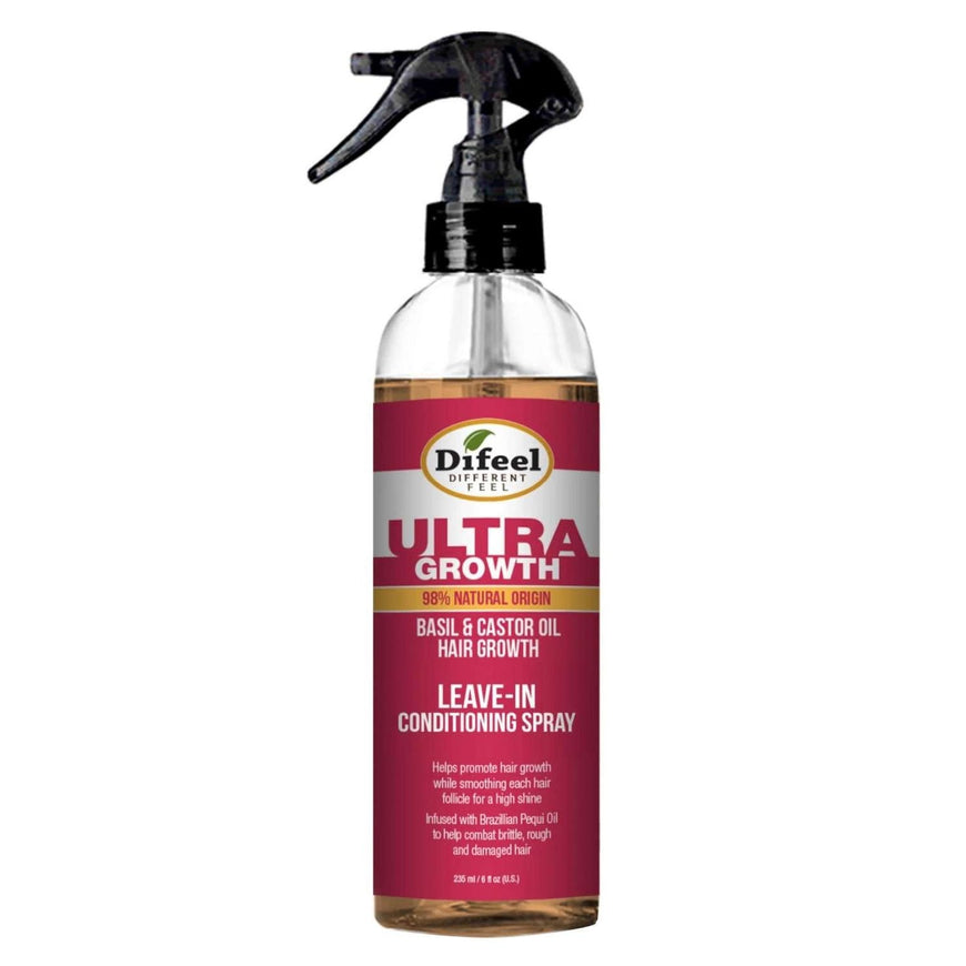 Sunflower Difeel Ultra Growth Leave In Conditioning Spray With Basil  Castor Oil 6 Oz Sunflower