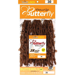 Synthetic Queen B 3X Butterfly Lcos 12Inch Color 30 Urban Beauty