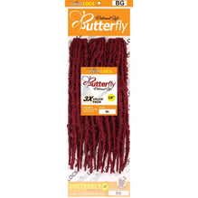 Synthetic Queen B 3X Butterfly Lcos 18Inch Color Burgundy