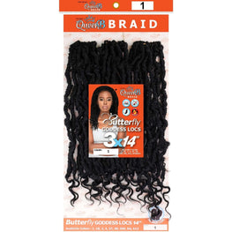Urban Beauty Queen B Braid Synthetic Butterfly Goddess Locs 3X Value Pack 14 Inch Color 1 Urban Beauty