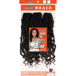 Urban Beauty Queen B Braid Synthetic Butterfly Goddess Locs 3X Value Pack 14 Inch Color 2 Urban Beauty