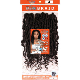 Urban Beauty Queen B Braid Synthetic Butterfly Goddess Locs 3X Value Pack 14 Inch Color 4 Urban Beauty