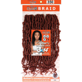 Urban Beauty Queen B Braid Synthetic Butterfly Goddess Locs 3X Value Pack 14 Inch Color 350 Urban Beauty