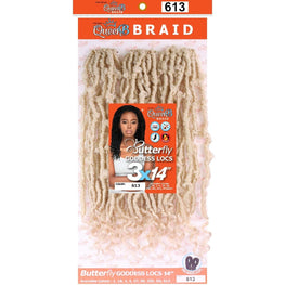 Urban Beauty Queen B Braid Synthetic Butterfly Goddess Locs 3X Value Pack 14 Inch Color 613 Urban Beauty