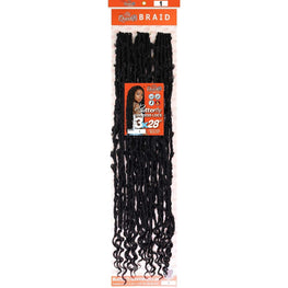 Urban Beauty Queen B Braid Synthetic Butterfly Goddess Locs 3X Value Pack 28 Inch Color 1 Urban Beauty