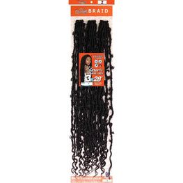Urban Beauty Queen B Braid Synthetic Butterfly Goddess Locs 3X Value Pack 28 Inch Color 2 Urban Beauty