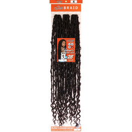 Urban Beauty Queen B Braid Synthetic Butterfly Goddess Locs 3X Value Pack 28 Inch Color 4 Urban Beauty