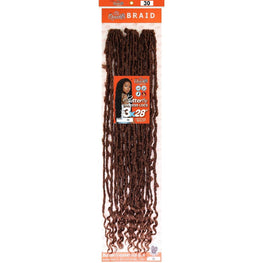 Urban Beauty Queen B Braid Synthetic Butterfly Goddess Locs 3X Value Pack 28 Inch Color 30 Urban Beauty