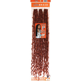 Urban Beauty Queen B Braid Synthetic Butterfly Goddess Locs 3X Value Pack 28 Inch Color 350 Urban Beauty